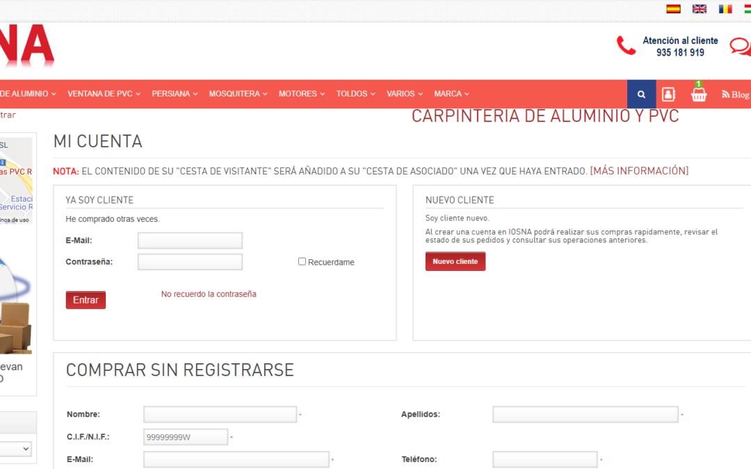 ¿Cómo realizar un pedido en nuestra pagina web www.ferreteriaiosna.com?