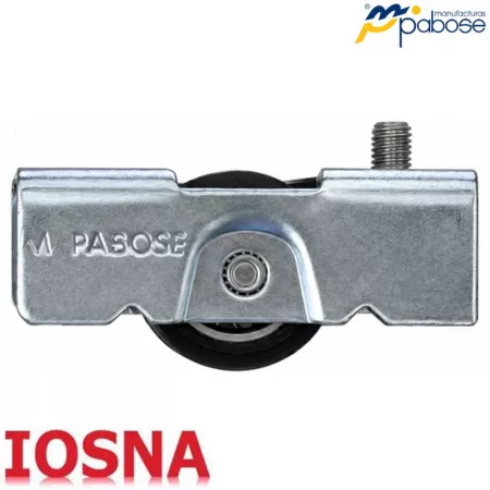 Rueda Simple para Ventana Corredera de Aluminio 15 kg Canal U -  Pabose Ref. 1004/2