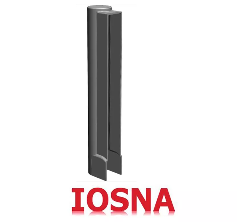 Tapa bisagra inferior hoja Winkhaus FK-F 20-6-20 marr&oacute;n | Recubrimiento soporte hoja 9,3 cm
