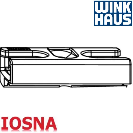 Cerradero de Seguridad SBS.A.77.ZN Winkhaus para Ventana de Aluminio - Oscilobatiente