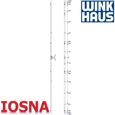 Cremona Winkhaus GAVM.2020-4 FFH/FFB 2020-2350mm Aguja 15,5mm