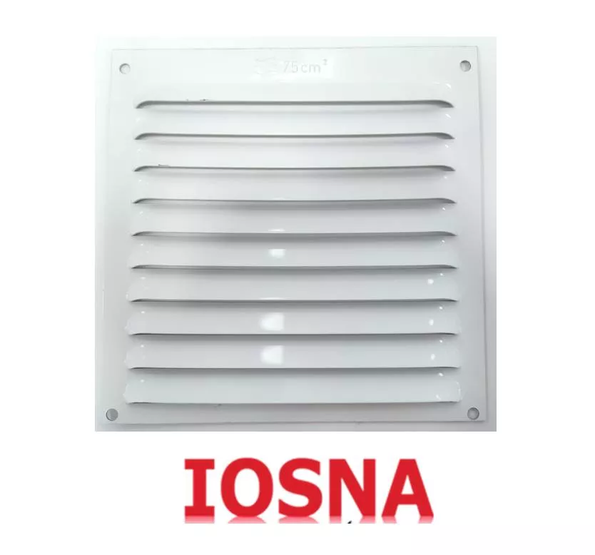 Rejilla ventilacion 15*15cm BLANCO