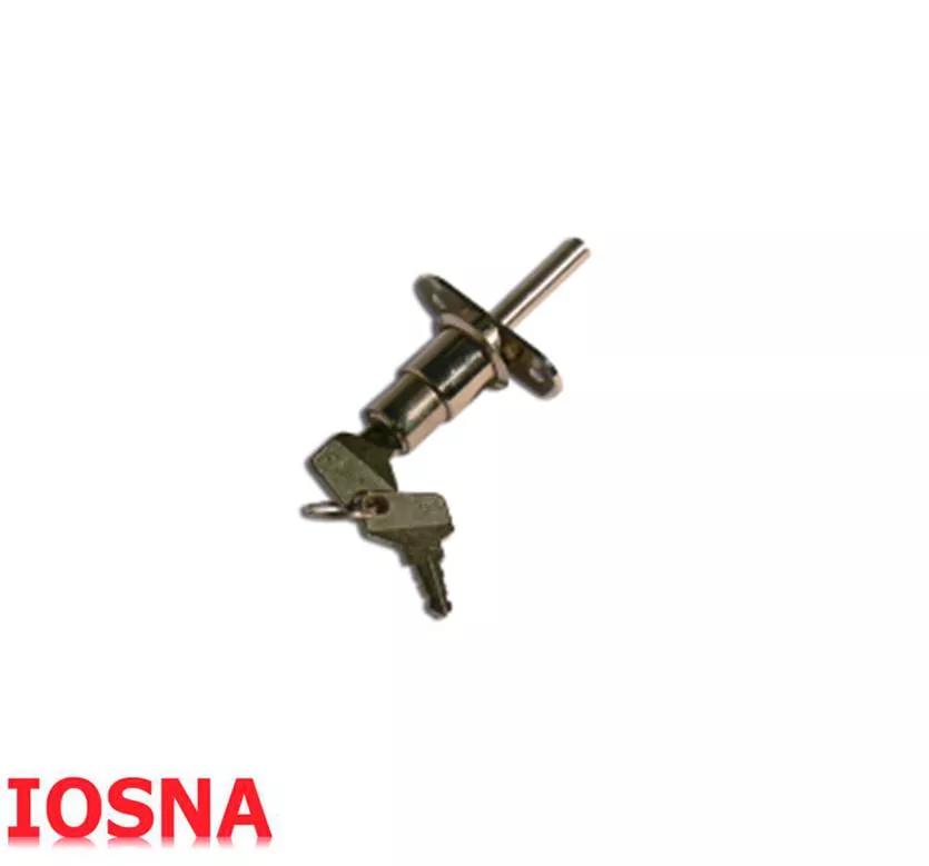 Cierre Seguridad Corredera con Llave color Cromado