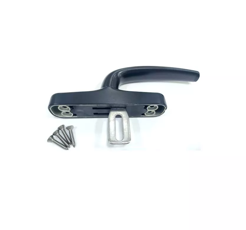 Maneta Hydra para puertas  Apertura Exterior, Negro