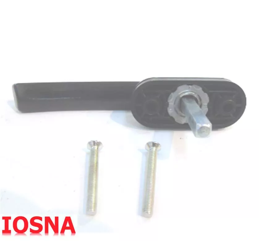 Manilla Plana Neptuno para Ventana PVC Winkhaus Marr&oacute;n T35