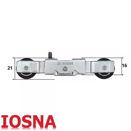 Rodamiento Fijo T&aacute;ndem Pabose T-1004/4 Acero Carga 60 kg