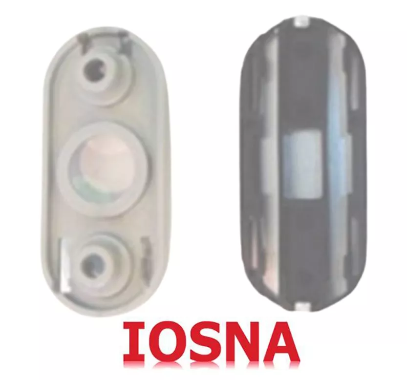 Roseta embellecedora color plata quita y pon para ventanas de PVC